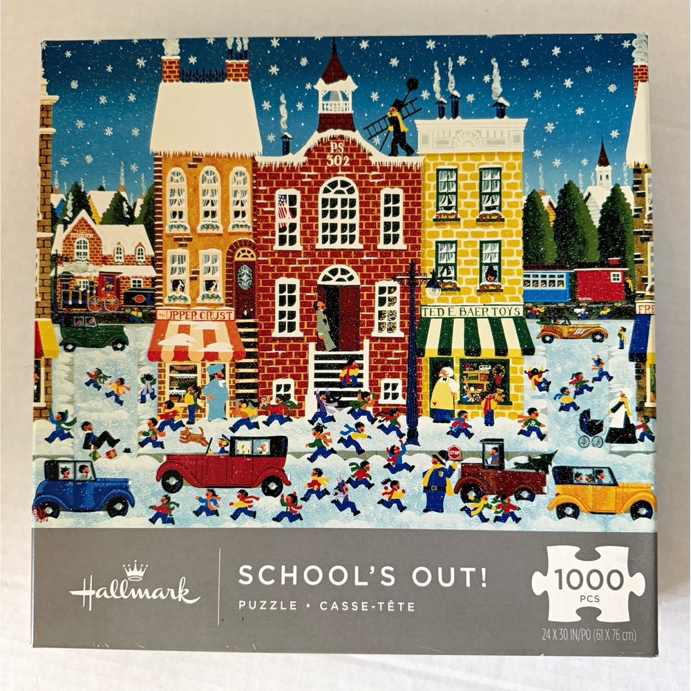 Hallmark School's Out! 1000-Piece Jigsaw Puzzle PS 302 - COMPLETE